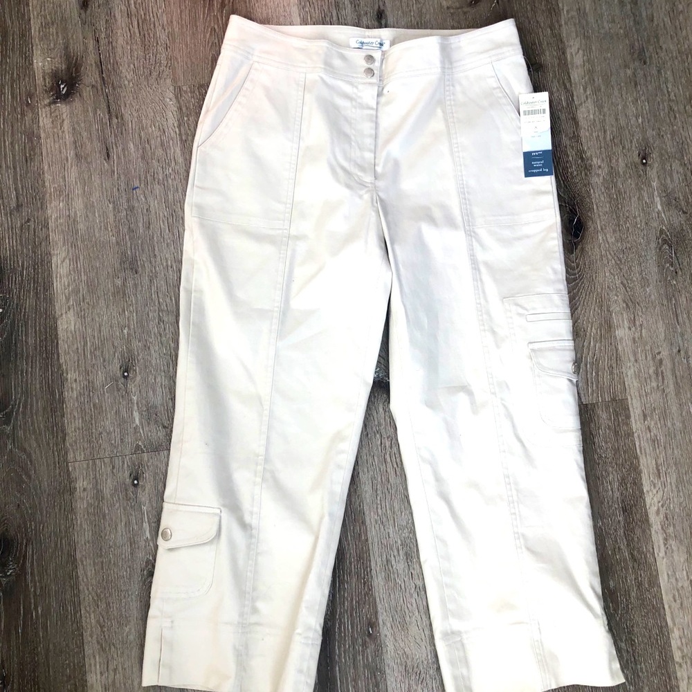 NWT Coldwater Creek Ivy Fit Beige Pants Size 8